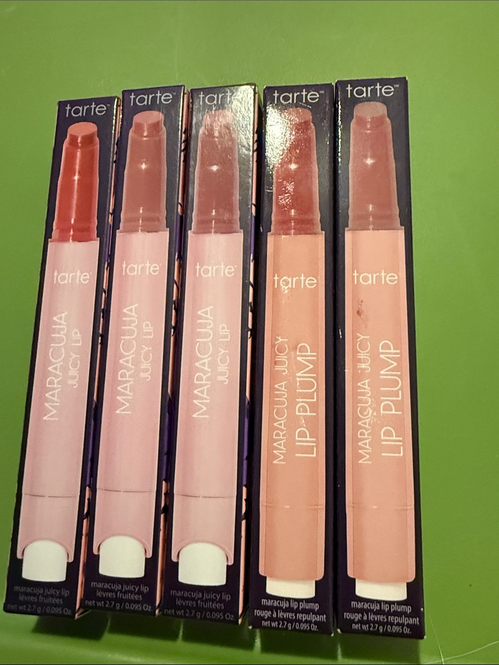 tarte Maracuja Juicy Lip Plump — Rose, Nude, Pink-Beige Shades